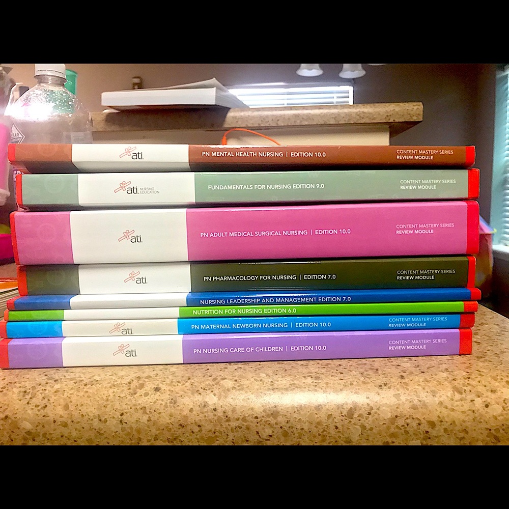 ATI Nursing Review Module LPN 9 Books